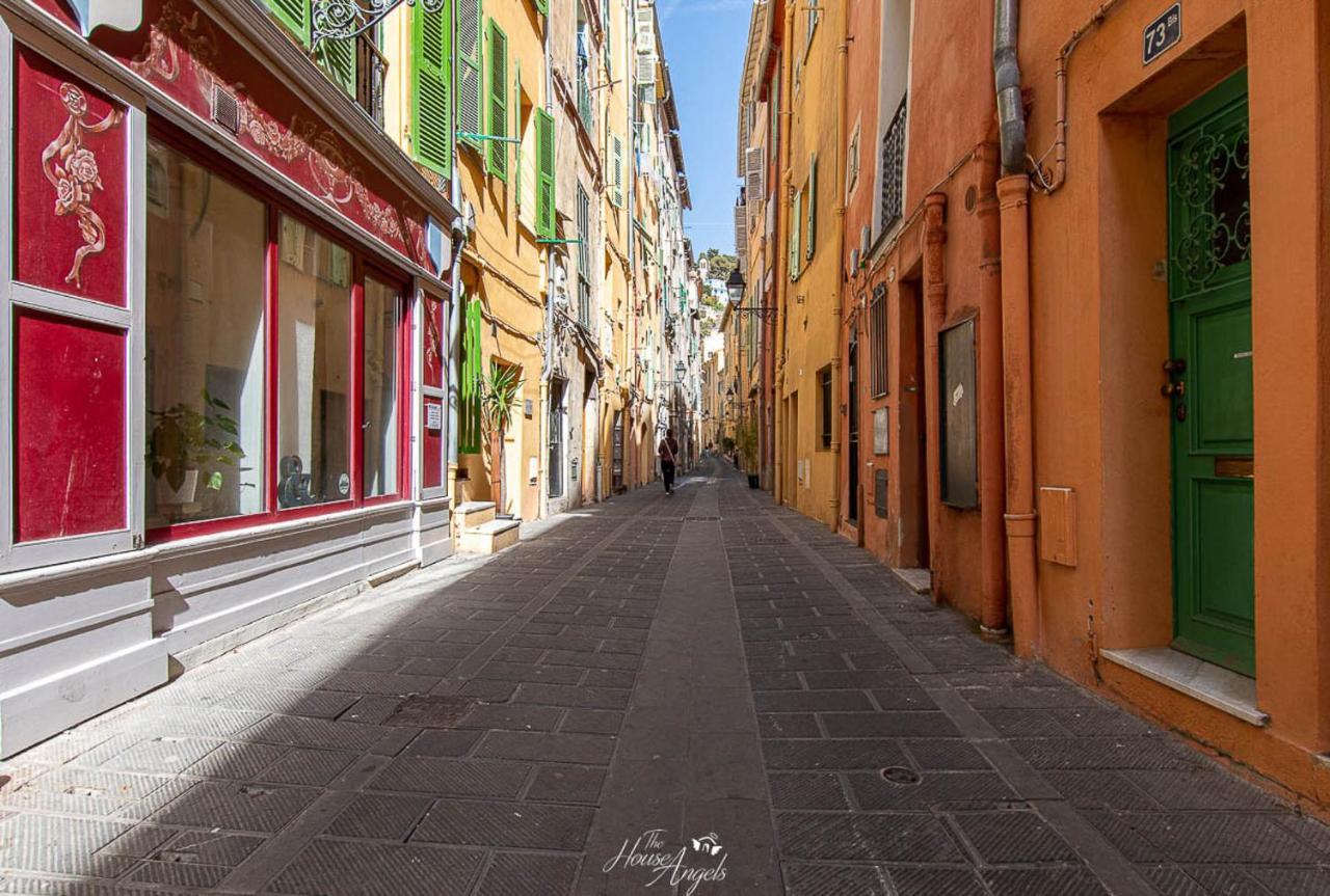 Vista Mare E Comfort In Centro Storico Menton Bagian luar foto