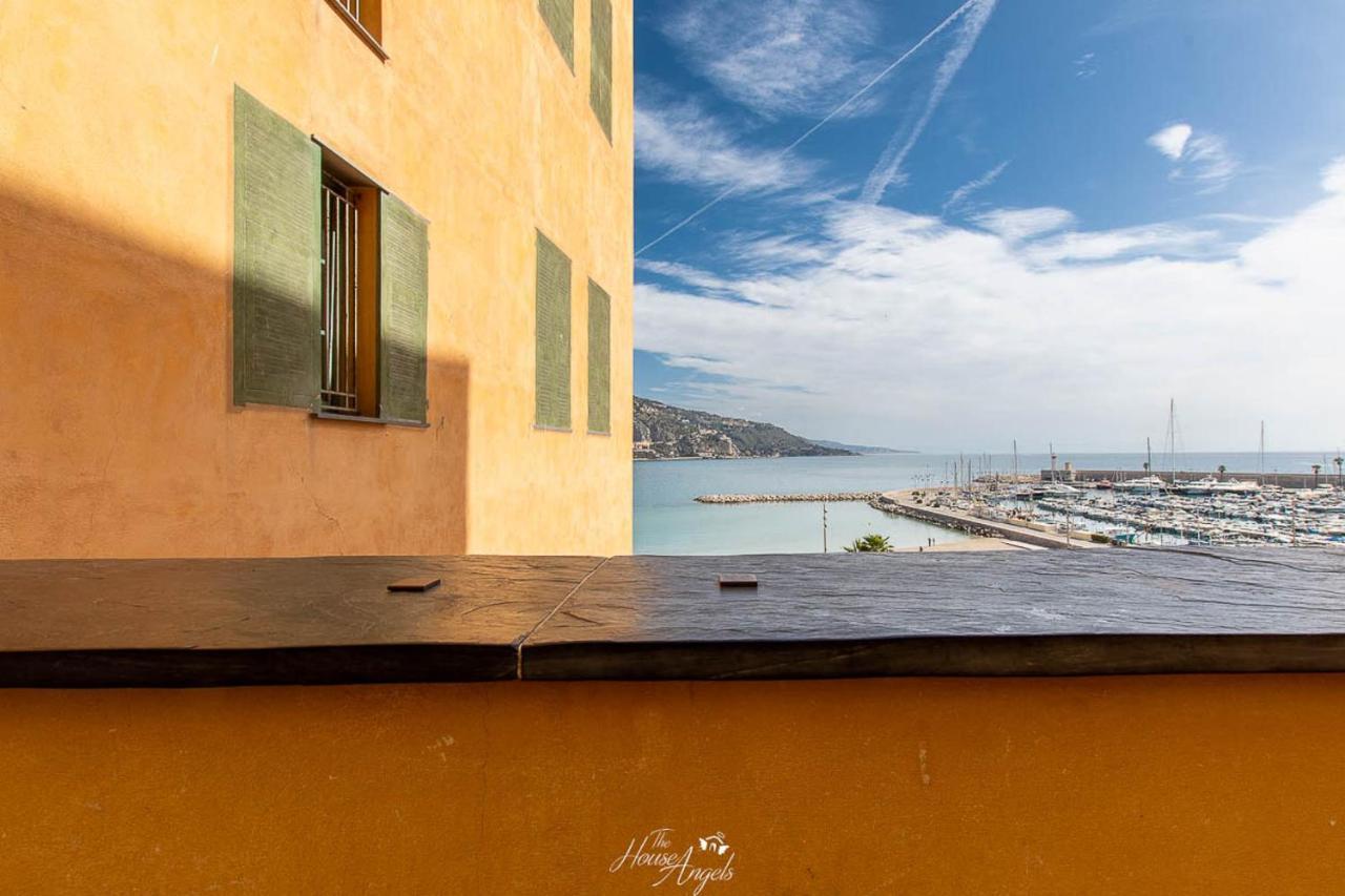 Vista Mare E Comfort In Centro Storico Menton Bagian luar foto