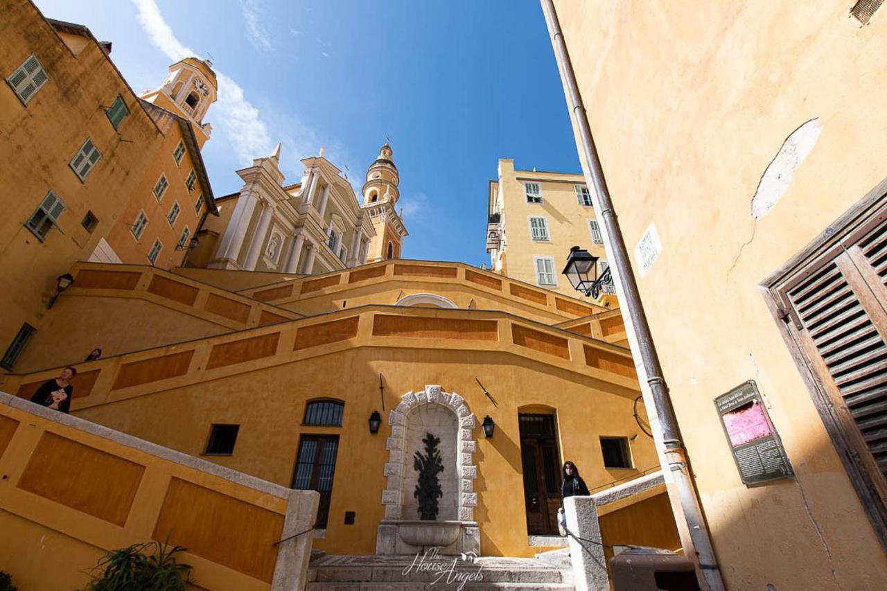 Vista Mare E Comfort In Centro Storico Menton Bagian luar foto